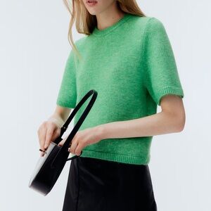 H&M Knit T-Shirt - Green